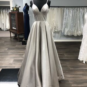 Ed Young Gray Ball Gown
